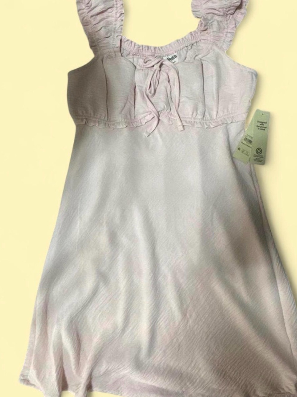 No Boundaries Light Pink Ruffled-Strap Midi Dress